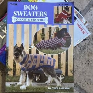 Leisure Arts Dog Sweaters Knitting & Crochet Book